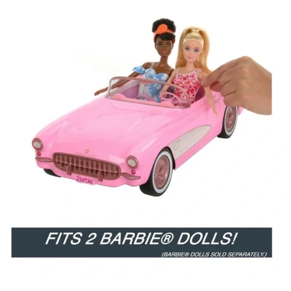 NEW Barbie the Movie Corvette, Remote Control Corvette *Non-Collector Box